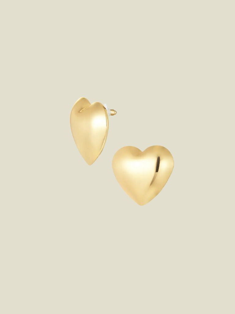 Funky Earrings (Set) Statement Big Heart
