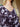 Blouse Leena Flowers Plum