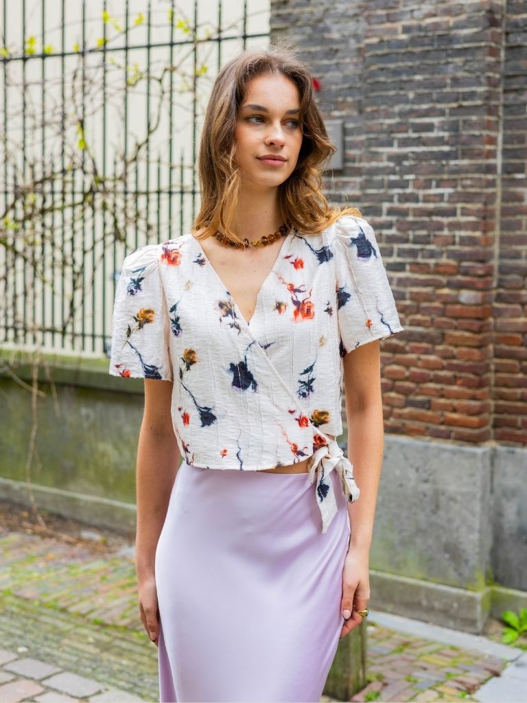 Wrap Blouse Leanne Rose