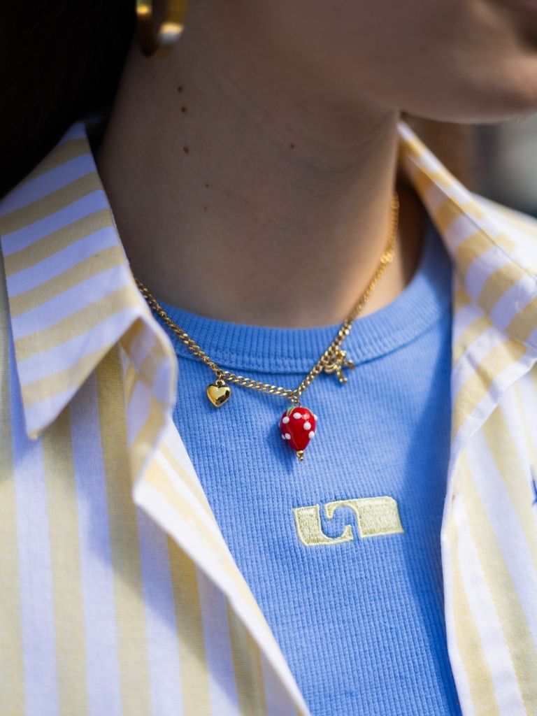 Necklace Strawberry Gold