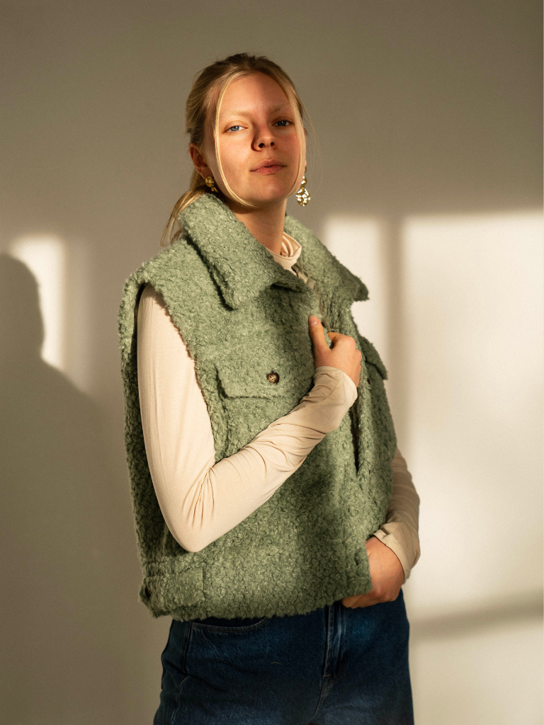 Waistcoat Delphine Jade