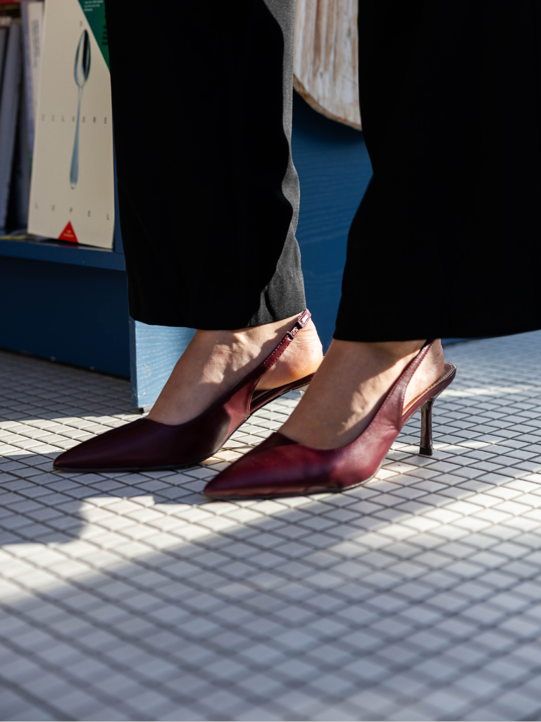 Heels Indy Burgundy