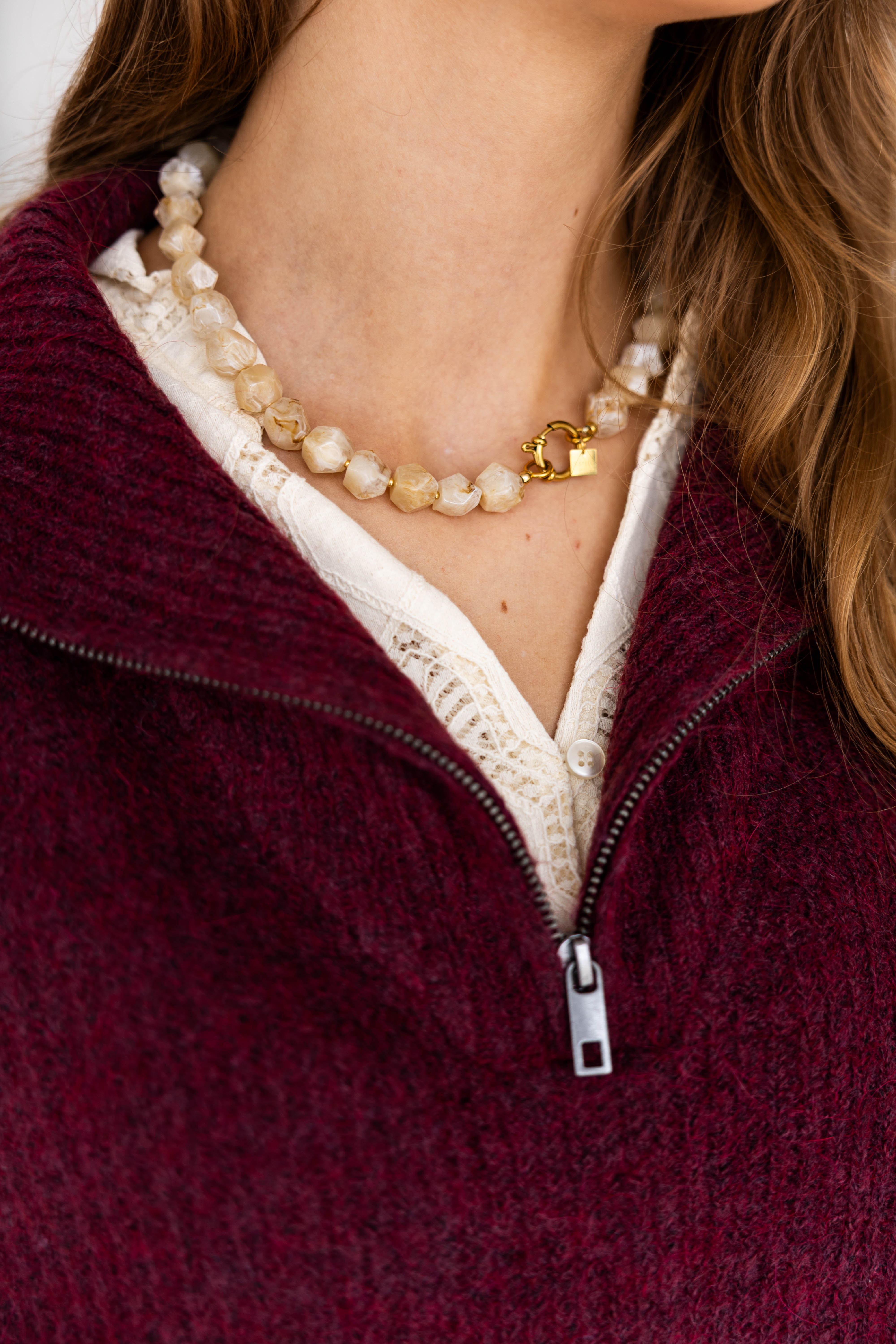 Longsleeve Kamara Maroon