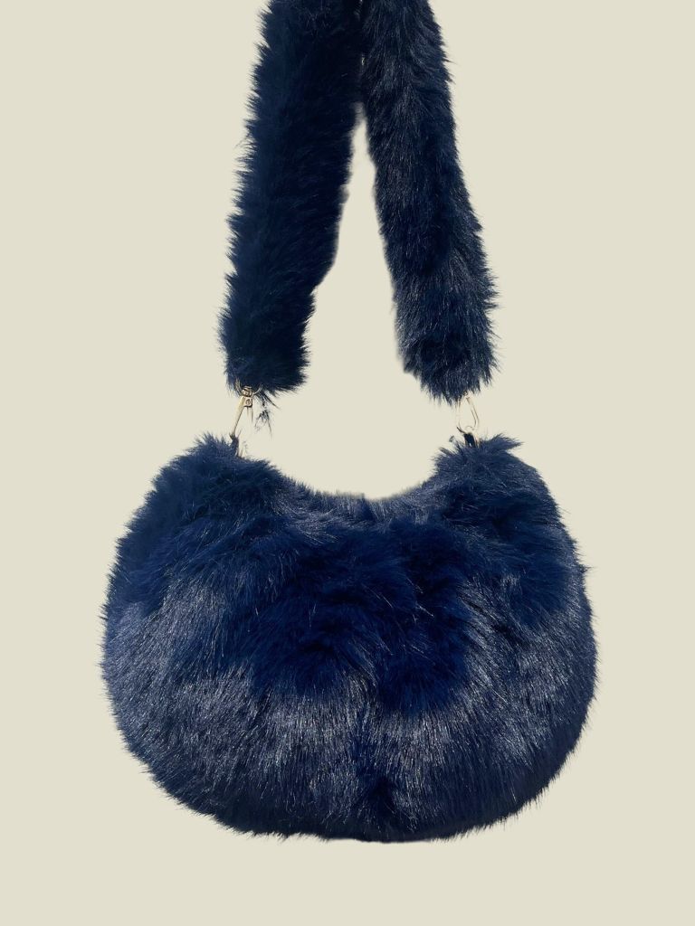 Bag Olga Fluffy Dark Blue