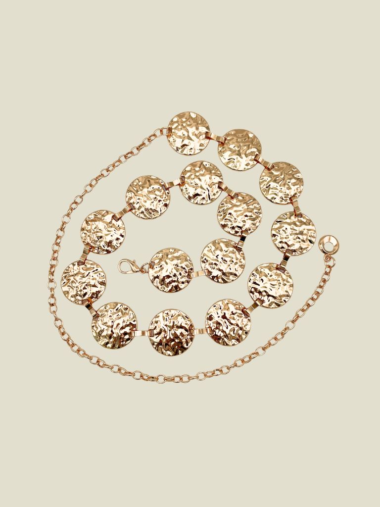 Chain Belt Stamped Circles