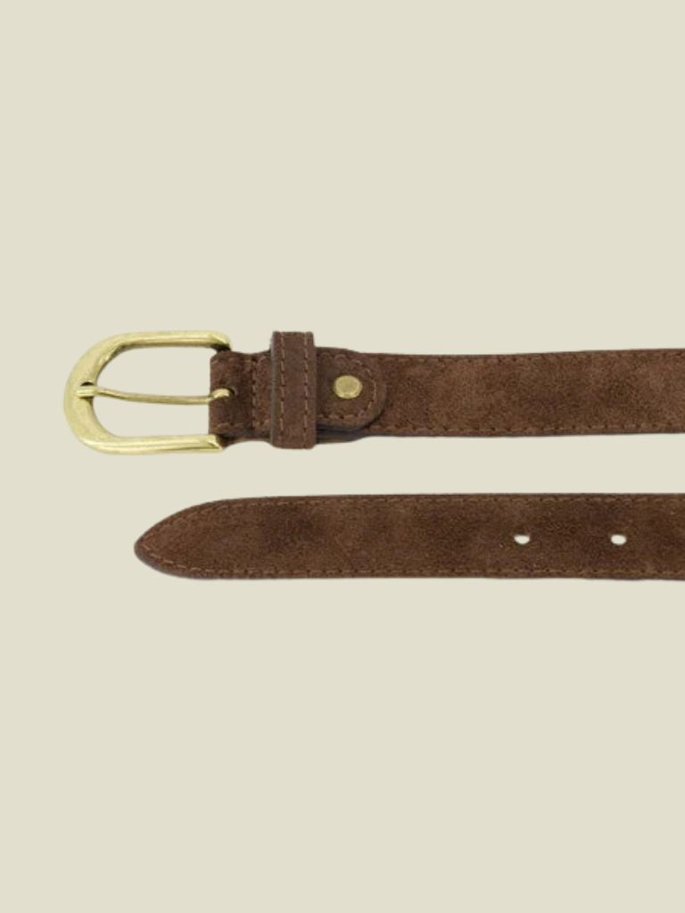 Belt Suus Dark Brown Suede