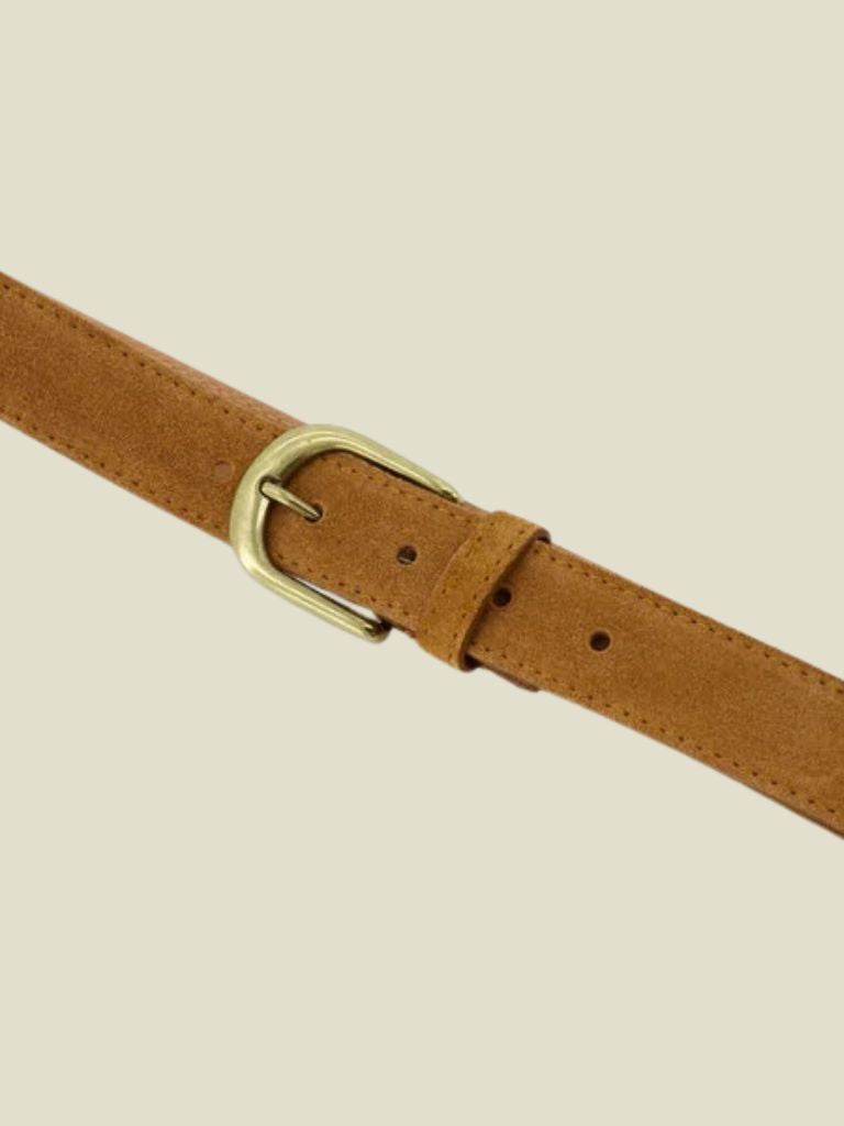 Belt Suus Suede Cognac