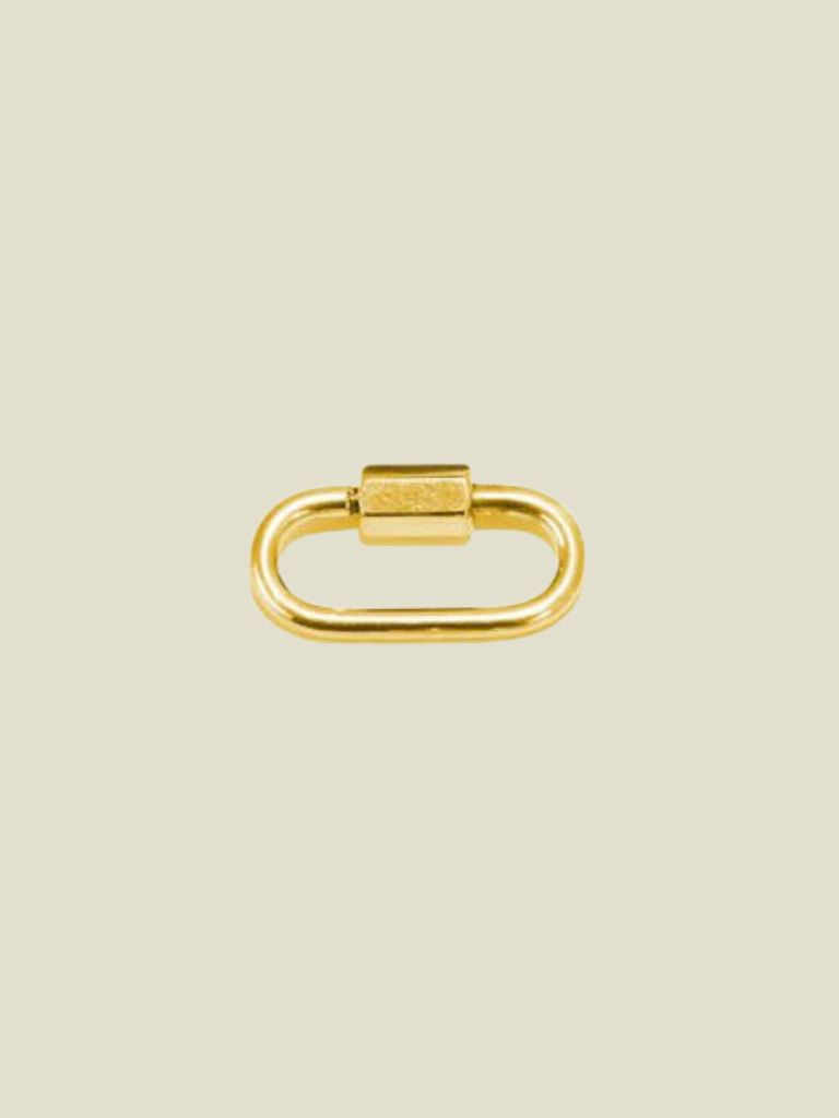 Big Clasp Oval Gold