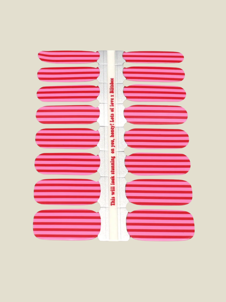 Nail Design Sugar Stripes