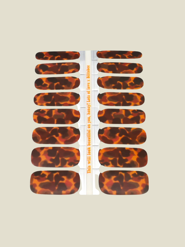 Nail Design Lava Leopard