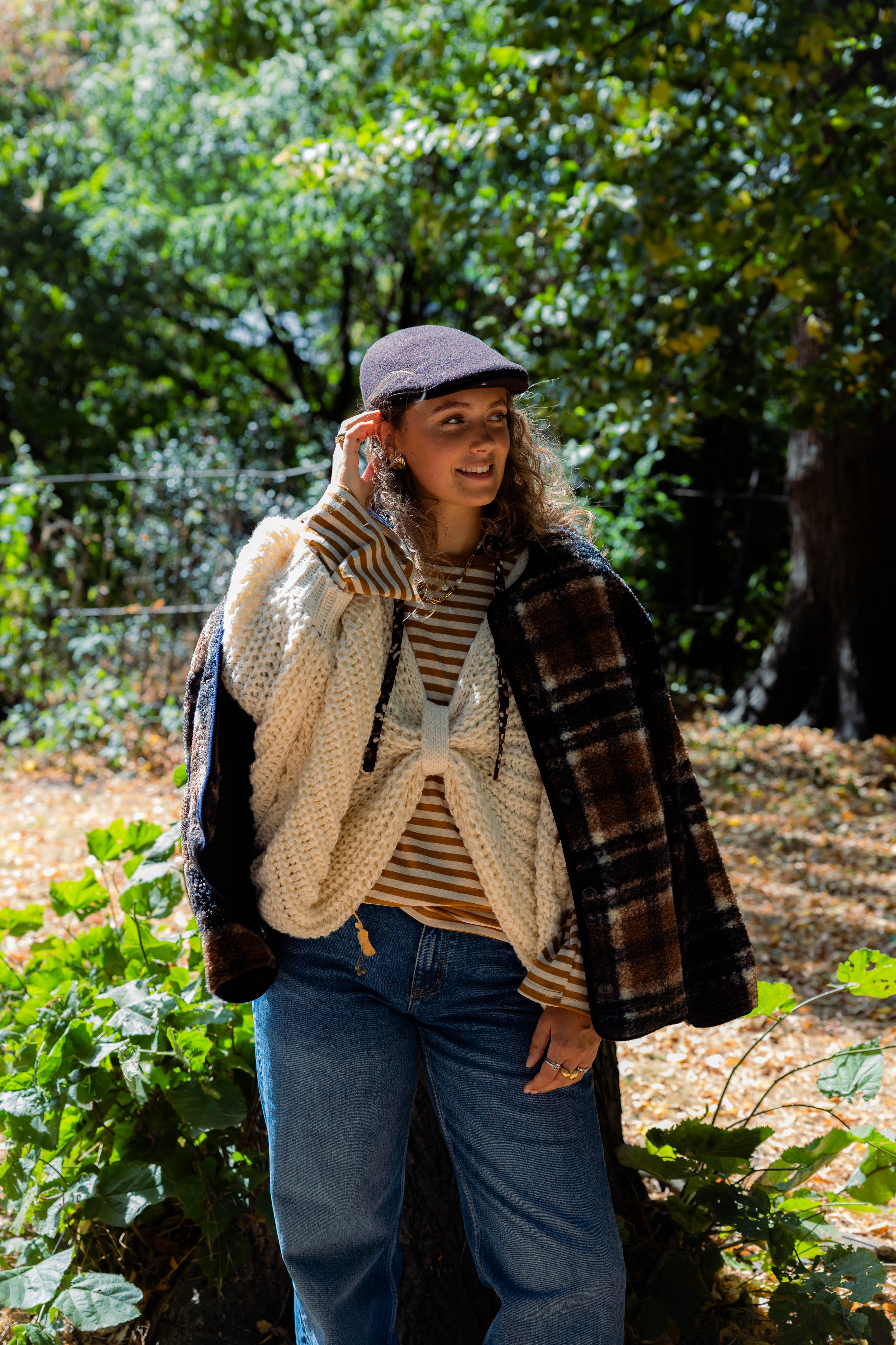 Jacket Kolira Dark Navy Check