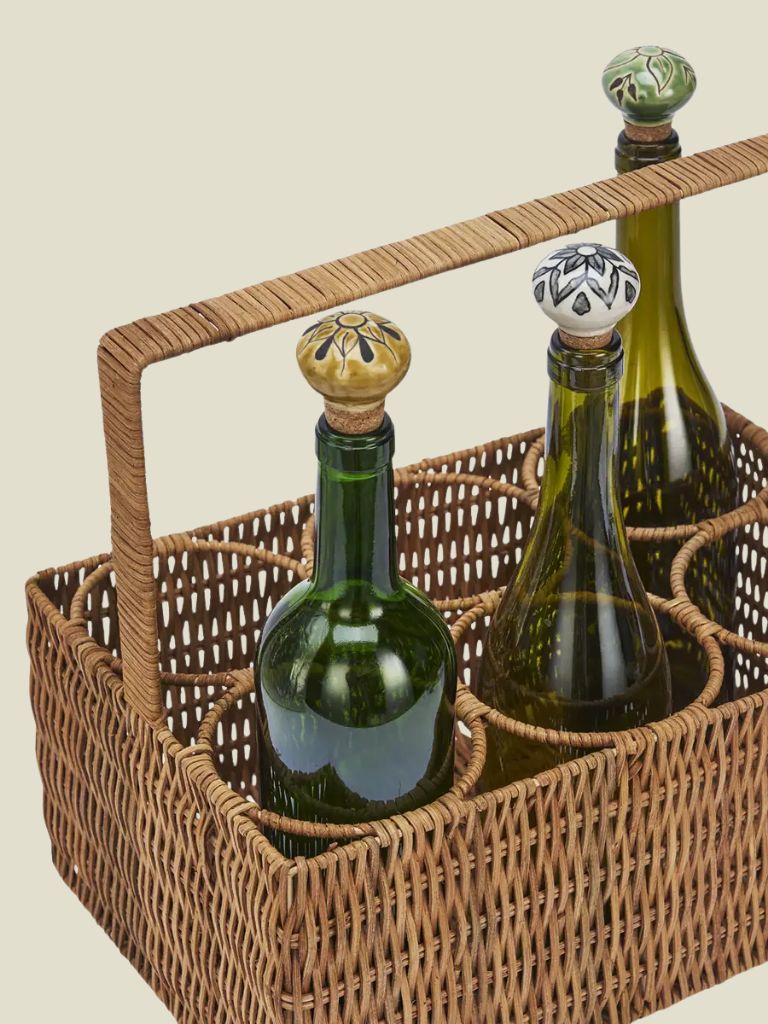 Bottle Holder Rattan