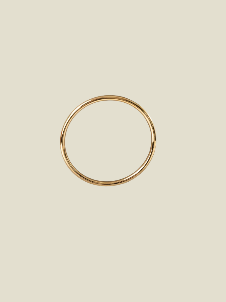 Bracelet Bangle Plain Gold