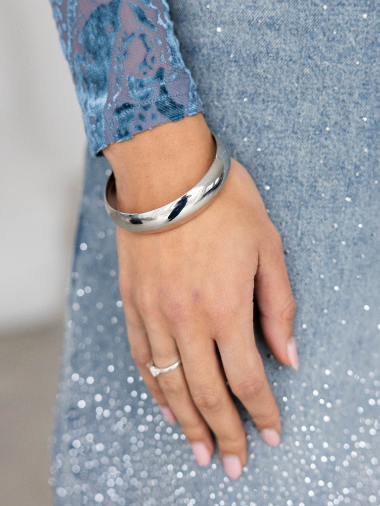 Bracelet Big Bangle Silver