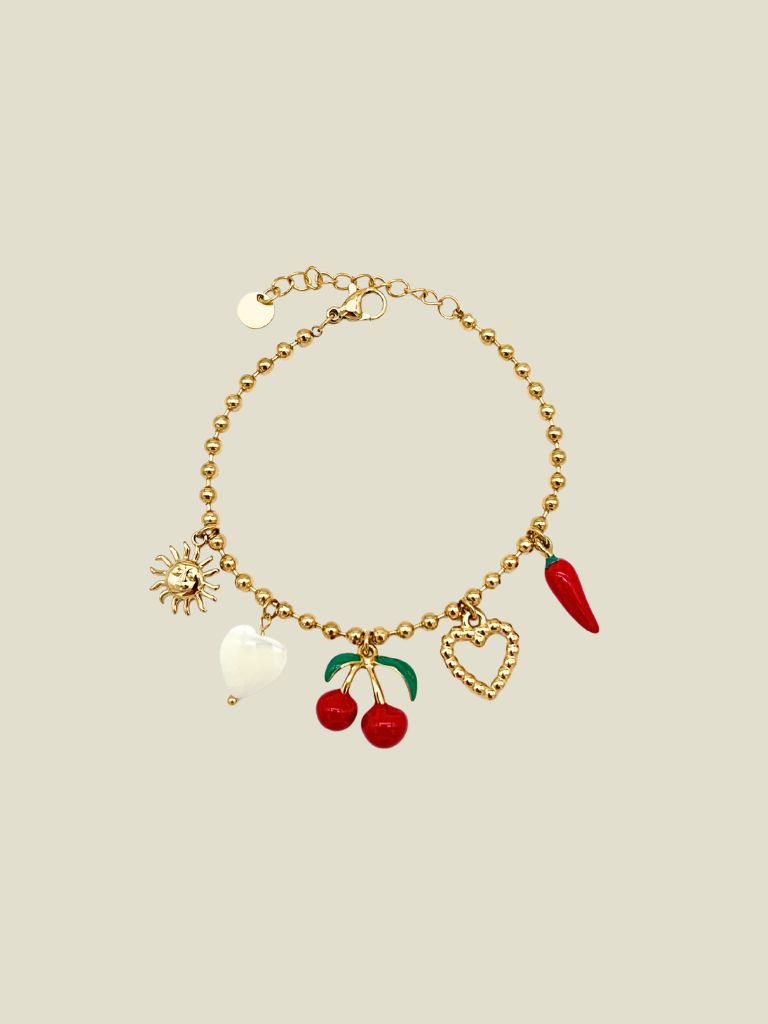 Bracelet Cherry Pepper Gold