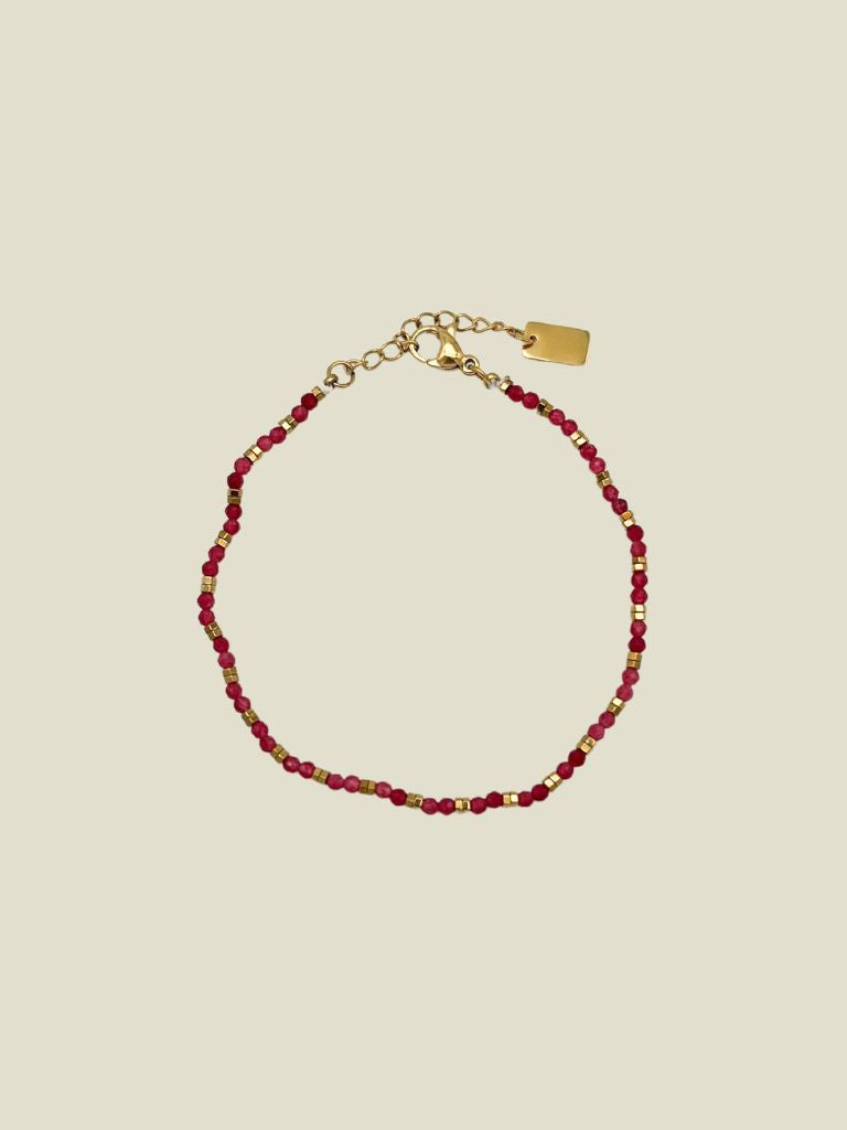 Bracelet Cornaline Gold