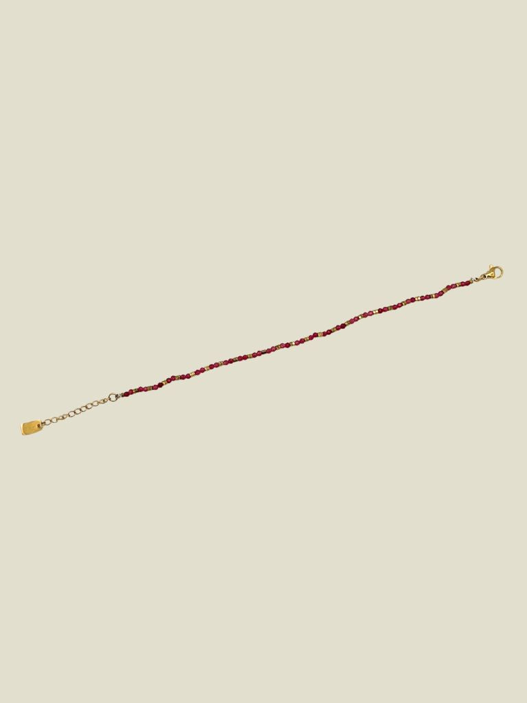 Bracelet Cornaline Gold