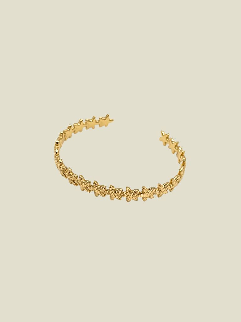 Bracelet Cuff Starfish Gold
