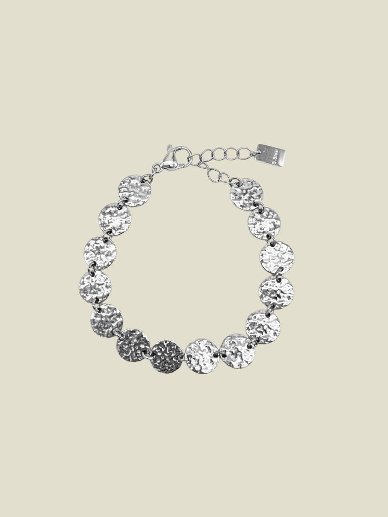 Bracelet Dotted Circles Silver