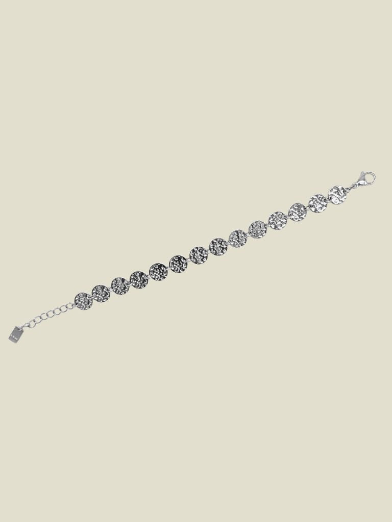 Bracelet Dotted Circles Silver