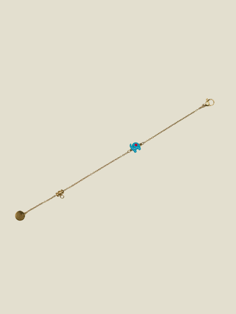 Bracelet Kids Elephant Blue