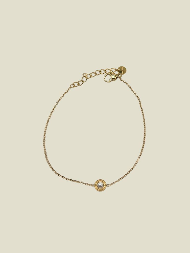 Bracelet Turntable Pearl Gold