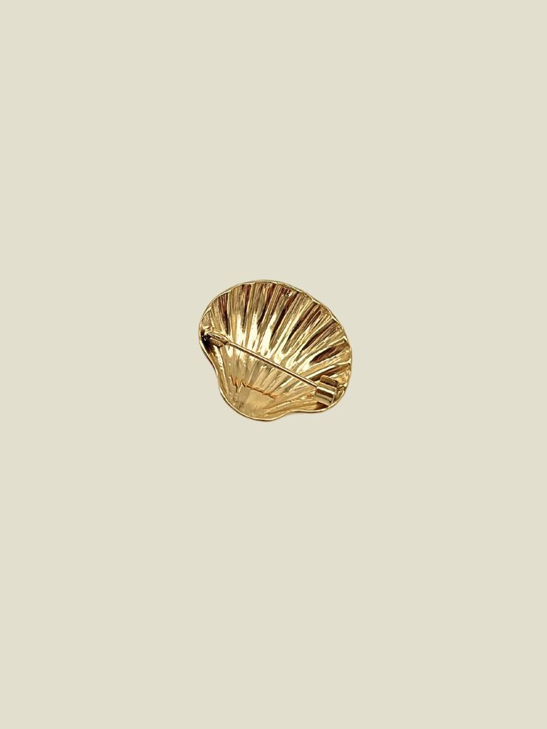 Broche Big Shell Gold