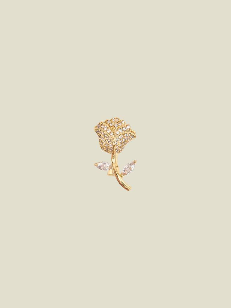 Broche Little Flower Gold