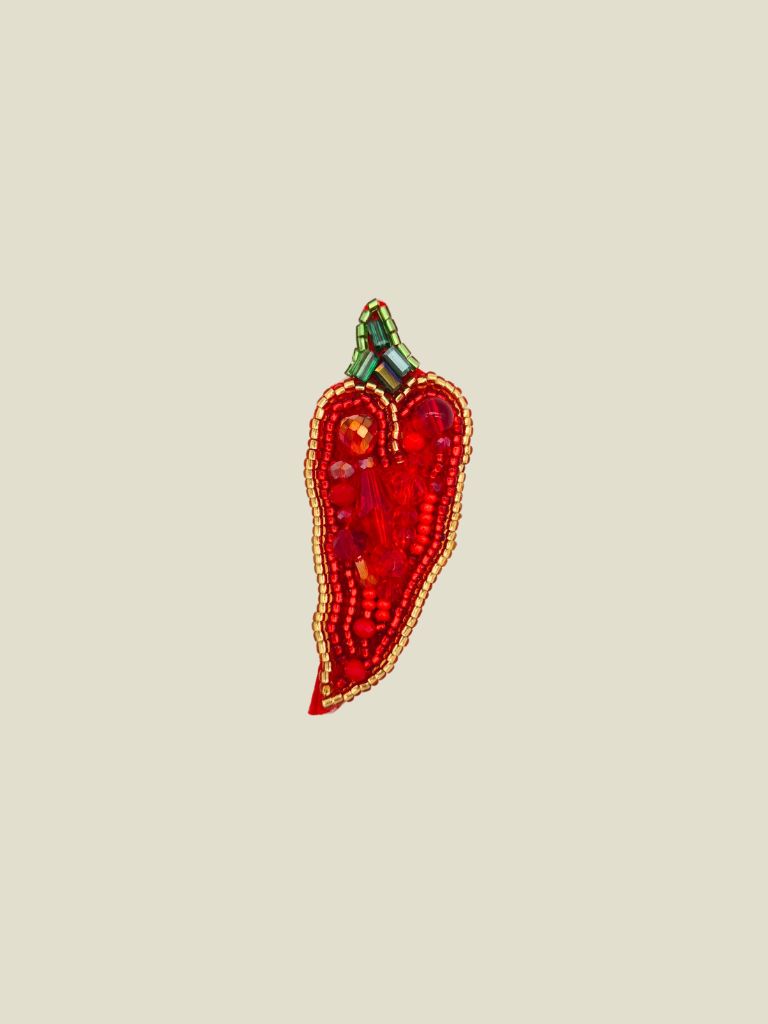 Broche Red Pepper