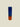 Candle Holder Glass Blue Orange