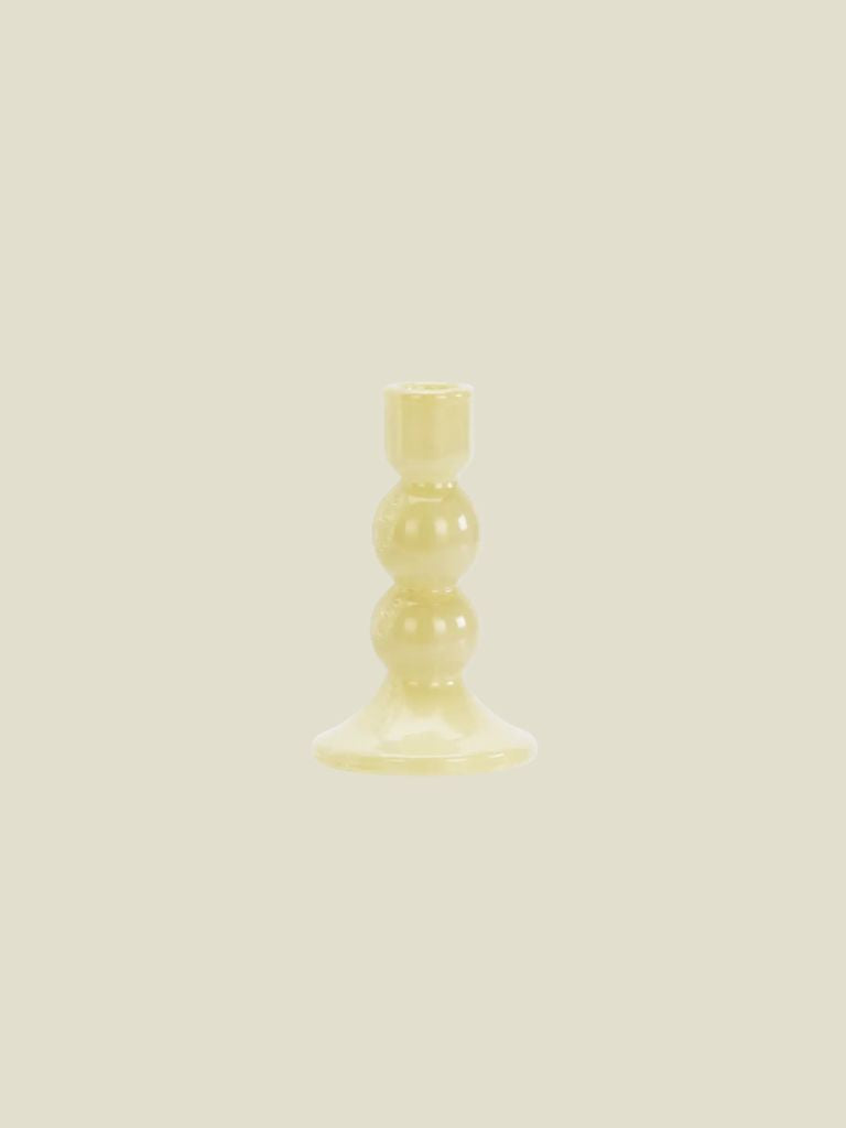 Candle Holder Glass Honey