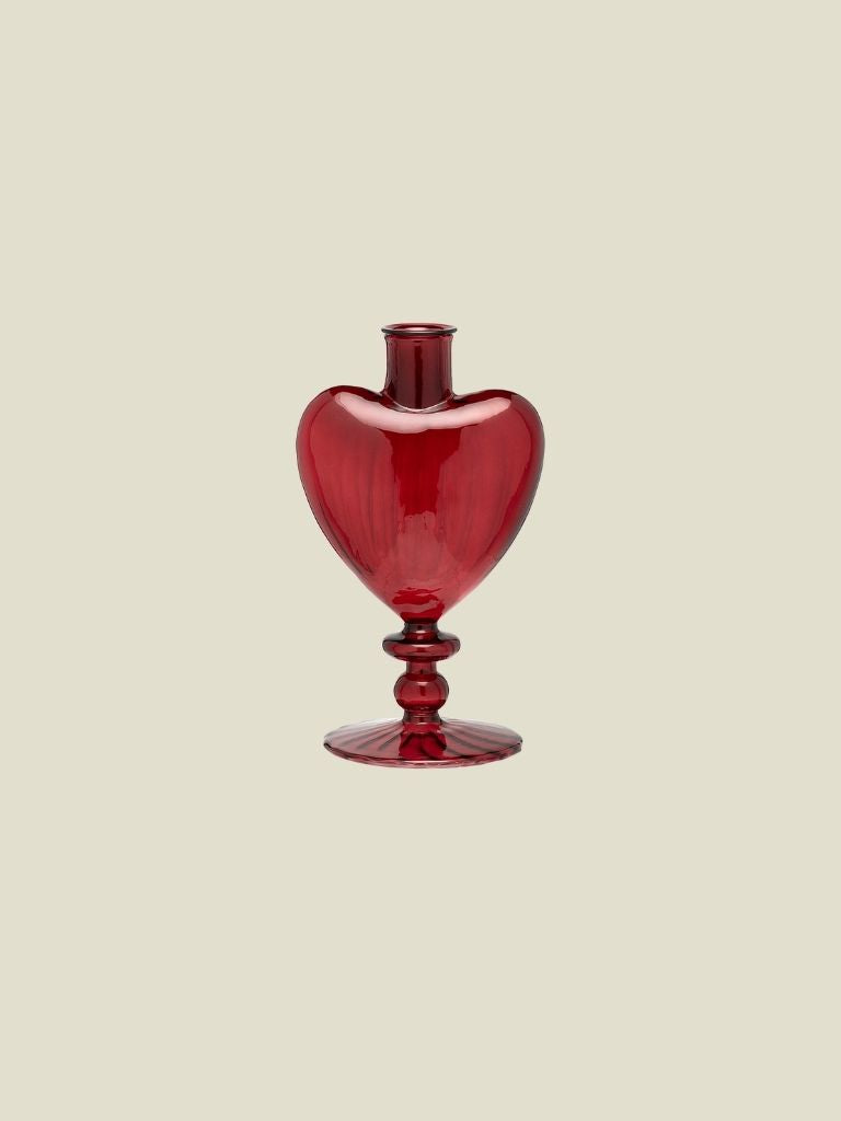Candle Holder Maroon Parfum