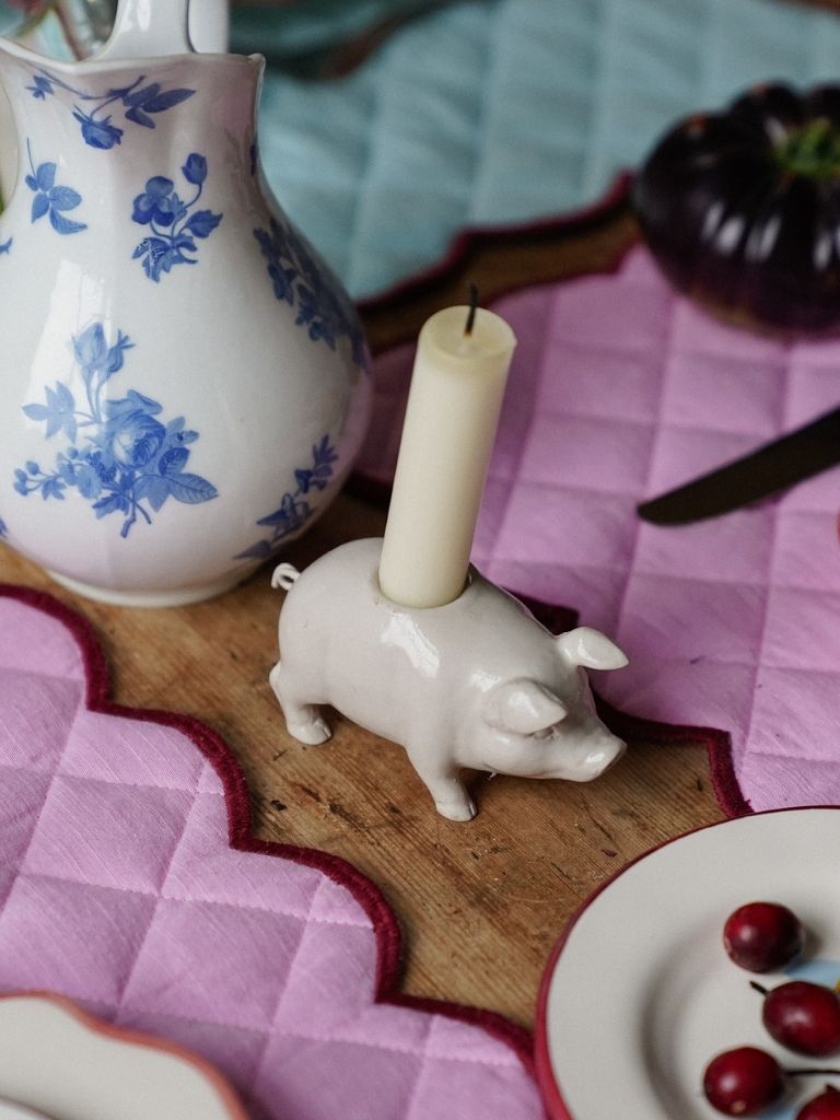 Candle Holder Piggy