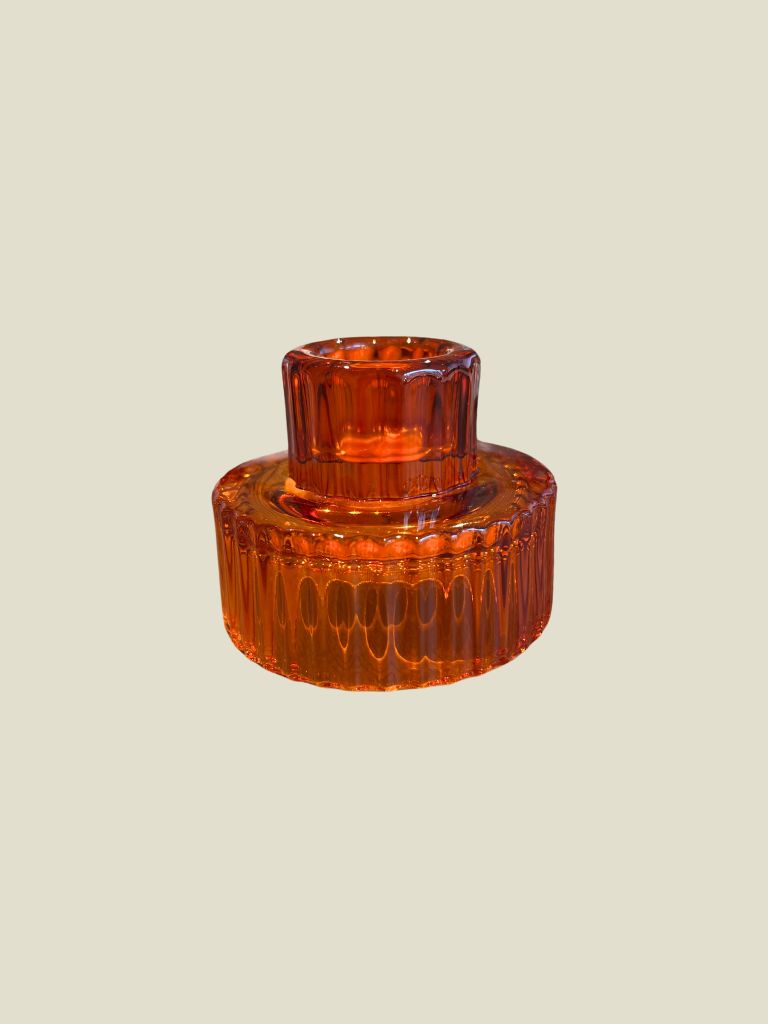 Candle Holder Tornio Orange