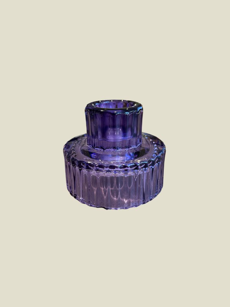 Candle Holder Tornio Purple