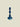 Candle Stick Glass Blue