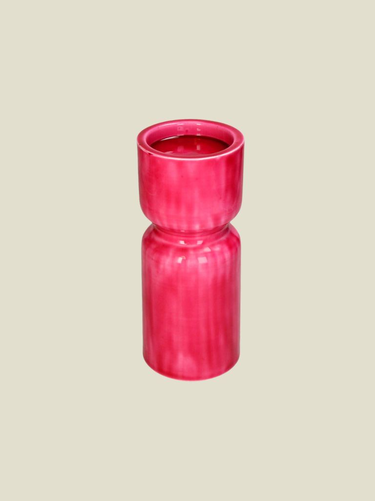 Candle Stick Metal Pink