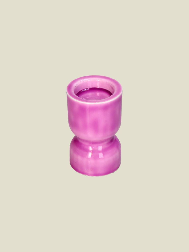 Candle Stick Metal Purple