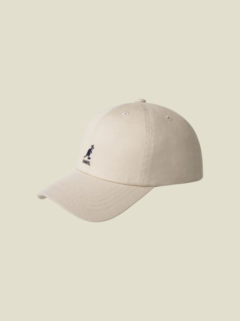 Cap Washed Baseball Khaki
