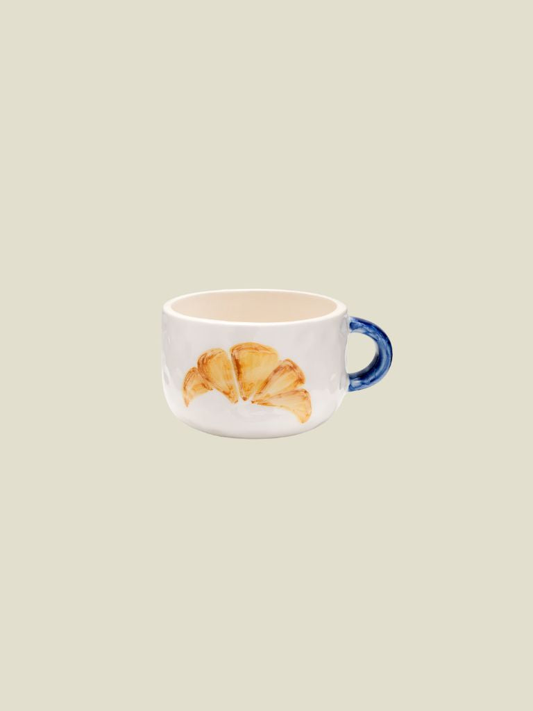 Cappuccino Mug Croissant