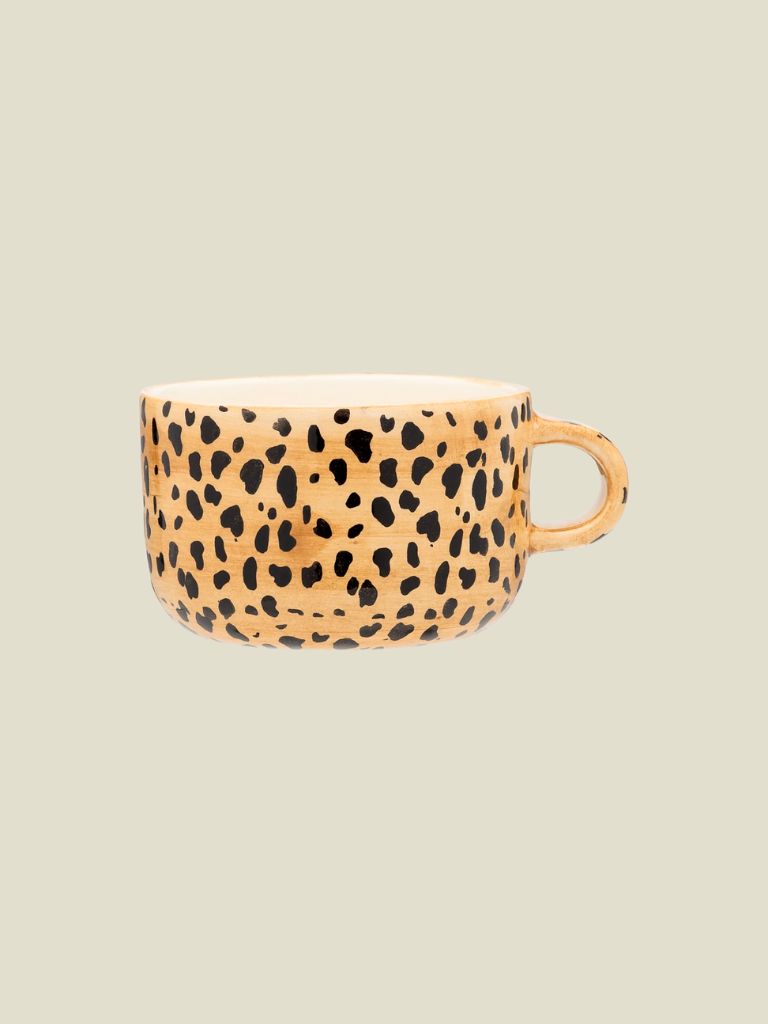 Cappuccino Mug Leopard