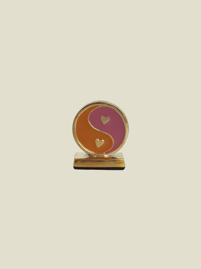 Cardholder Yinyang Orange Lilac