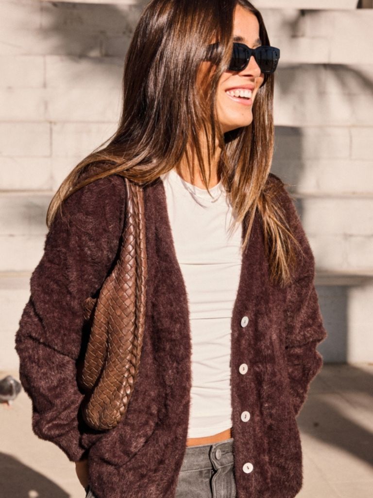 Cardigan Brula Coffee Bean