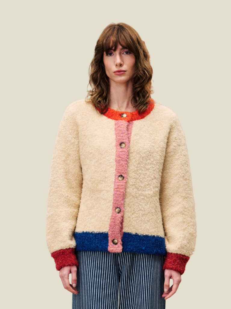 Cardigan Cyclamen Creme