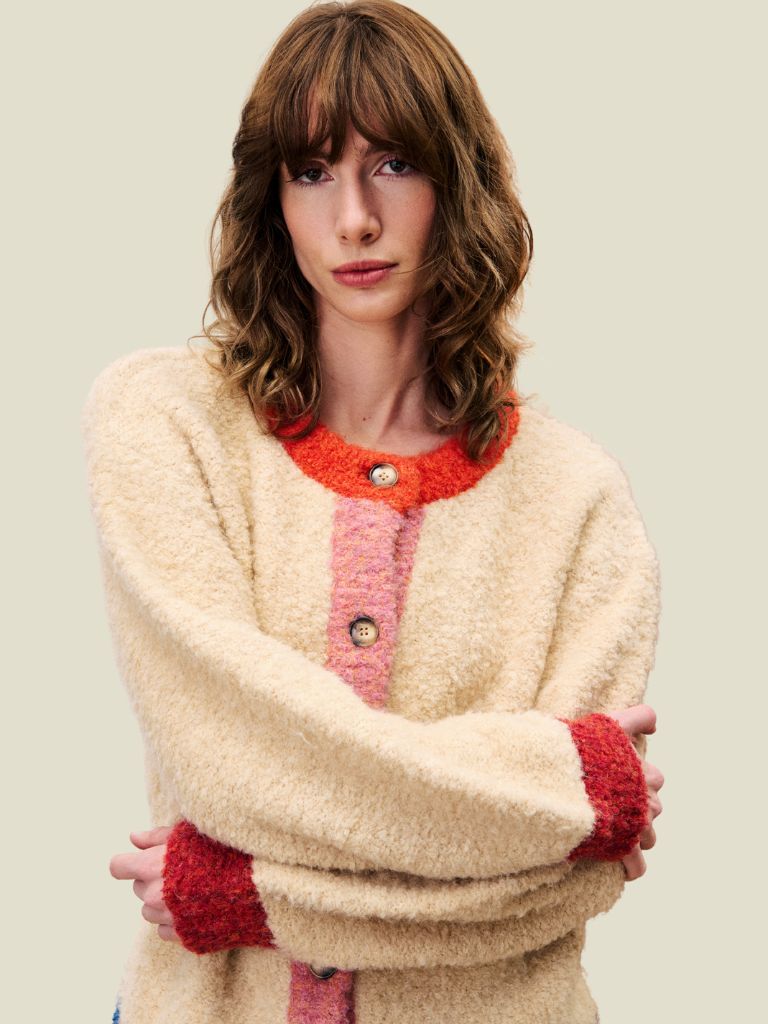 Cardigan Cyclamen Creme