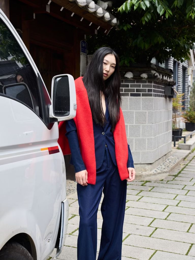 Cardigan Ducie Fiery Red