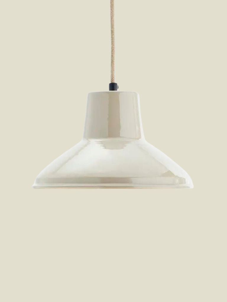 Ceiling Lamp Enamel Taupe