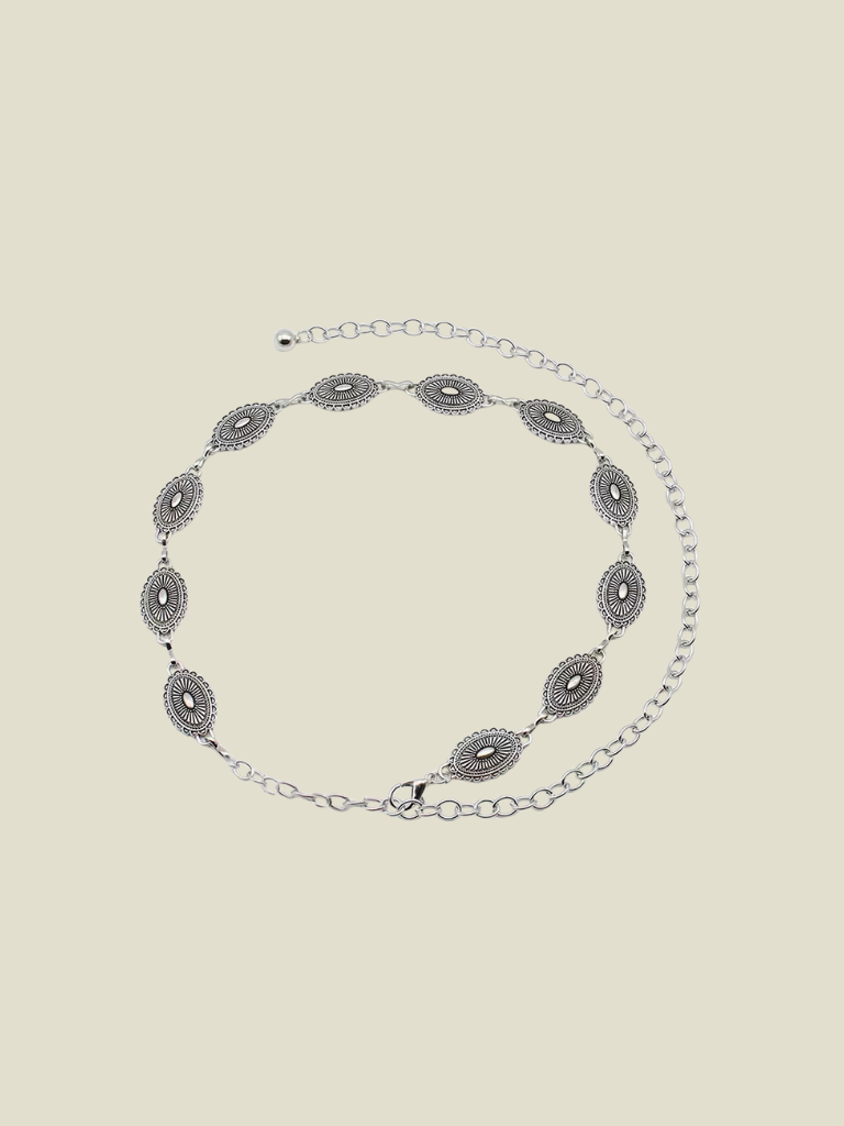 Chain Belt Bohemian Silver
