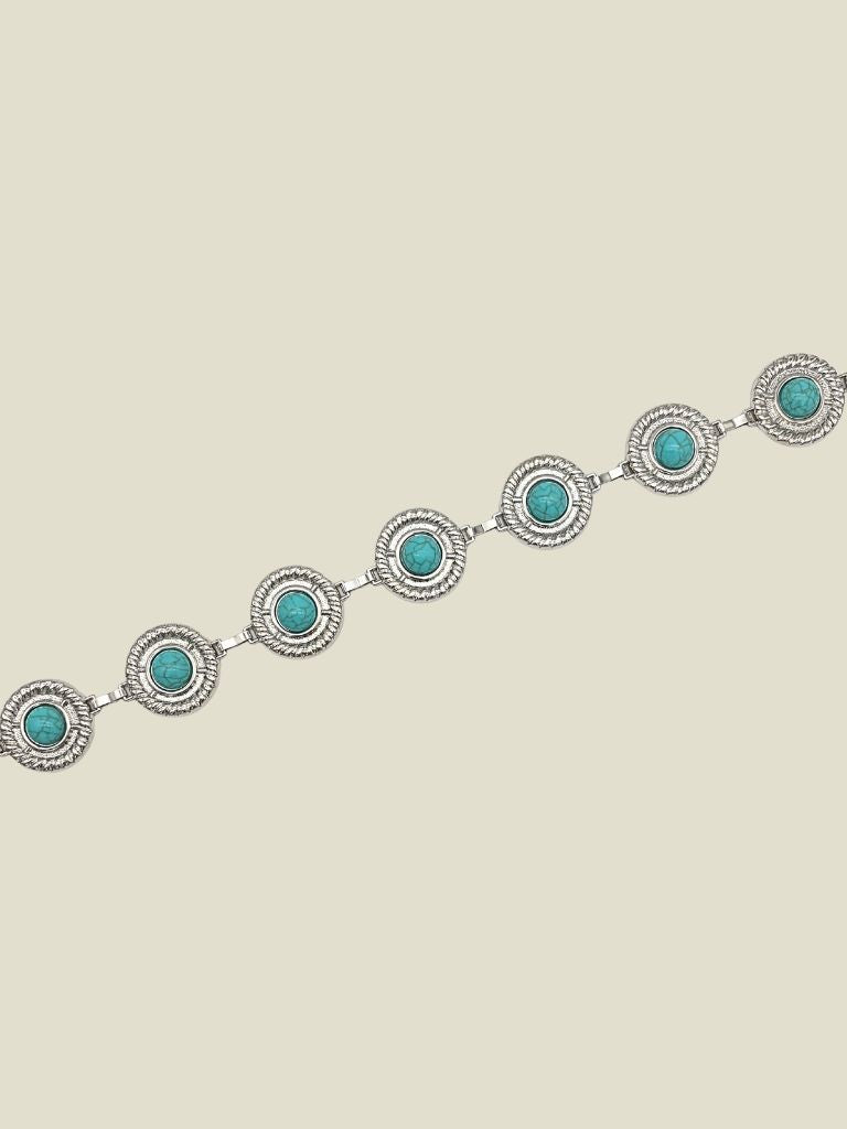 Chain Belt Bohemian Turquoise Stone