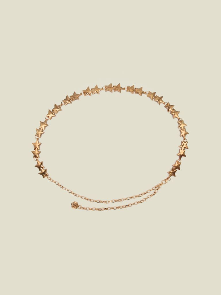 Chain Belt Stars Gold